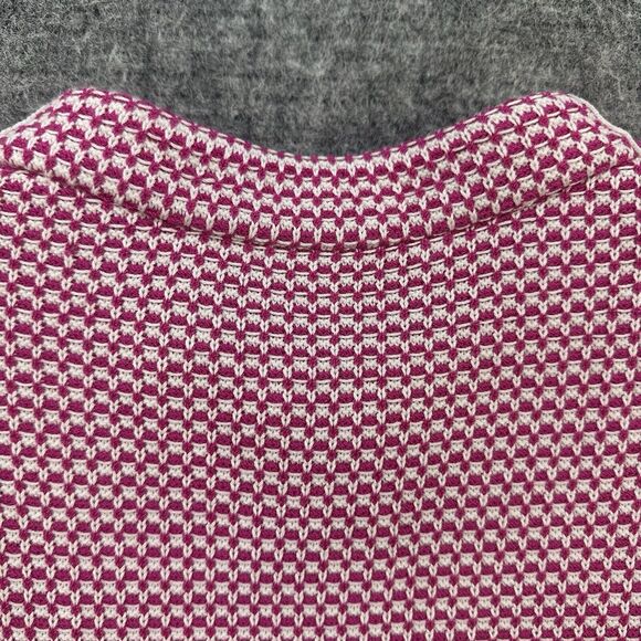 St John Sport Sweater Womens Extra Large Pink Cardigan Full Zip Knit Logo Sporty - Picture 11 of 16
